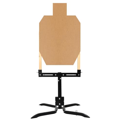 Heavy-Duty Steel Swinger Target Stand for Paper & Cardboard Shooting Targets