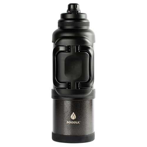 Titan Gallon Water Jug - 135 Oz Hammered Onyx Vacuum Insulated Bottle