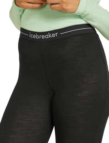 Women's Merino Wool Leggings - 175 Everyday Comfort Black Medium