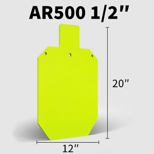 Highwild AR500 Steel Shooting Target System - 1/2" Thick Torso & Stand Kit, Variation C