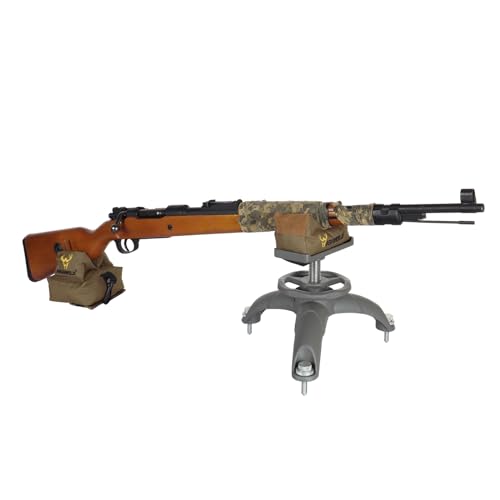 Highwild Adjustable Shooting Rest with Front & Rear Rest Bags - Outdoor Gun Support