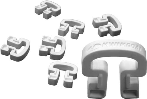 Kwik Goal Kwik Lock Soccer Net Clips 100-Pack White - Secure & Easy Installation
