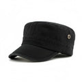 Army Cadet Cap for Men & Women Military Flat Top Baseball Hat Black