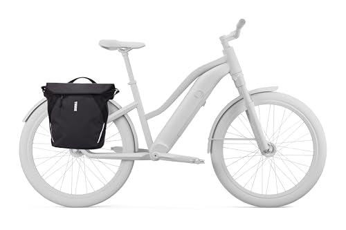 Water-Resistant Courier Bag 22L for Bike Mounting with InLock Compatibility - Black
