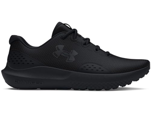 Under Armour Men's Charged Surge 4 Sneakers - 12 X-Wide Black/Black/Black