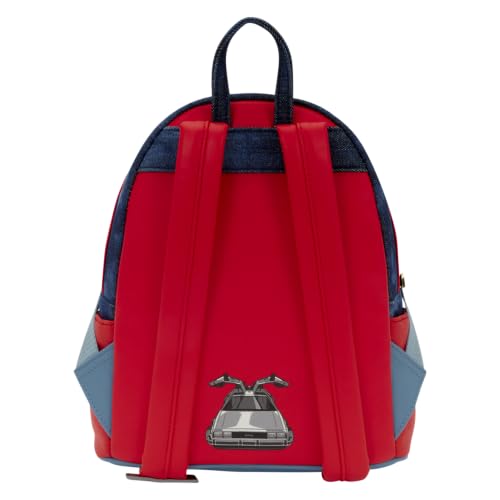 Back to the Future Marty McFly Cosplay Mini Backpack with Zipper Charm - Universal Collectible Bag