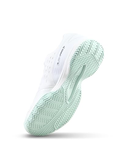 Kids Tennis Shoes - Lightweight Breathable Junior Athletic Sneakers White/Blue - Wilson Rush Pro Lite