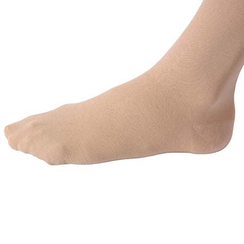 JOBST Relief 20-30 mmHg Knee High Graduated Compression Stockings Small Beige Closed Toe