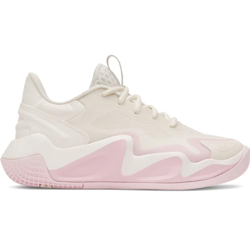 Under Armour Ace Low 2 Volleyball Shoes - Stone/Prime Pink, Athletic Footwear