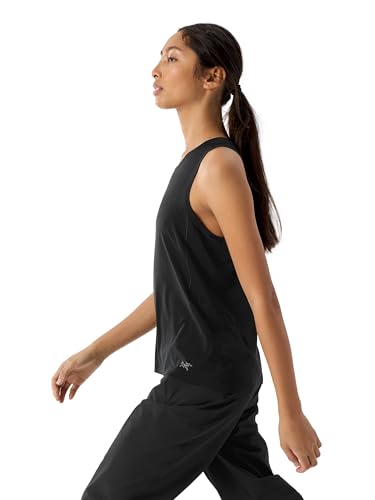 Arc'teryx Lana Merino Wool Tank Top Women Large Black - Light, Breathable Mountain Wear