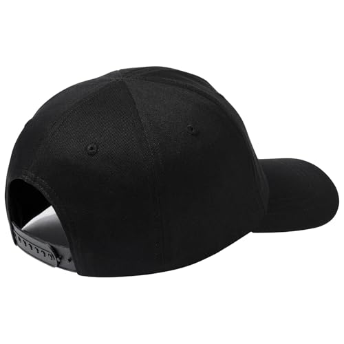 Black Tactical Hat with Flag Patch Adjustable Army Cap Military Trucker Cap