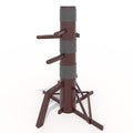 MR Wing Chun Dummy Wooden Mook Yan Jong with Adjustable Arms & Tripod Base