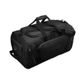 EvoShield Tone Set Player's Duffle Bag Black - Large Sports Travel Bag with Shoe & Valuables Pockets