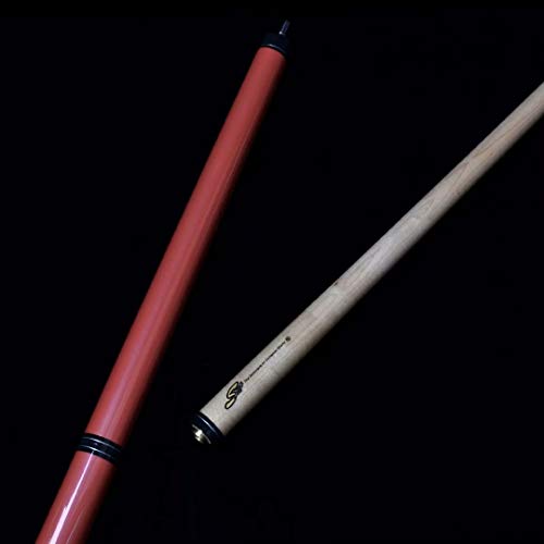 Heavy Hitter Jump Break Pool Cue 3-Pieces 14mm Phenolic Tip - Red 21oz