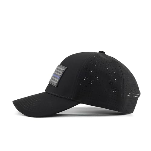 Thin Blue Line, American Flag Baseball Cap, USA Hat, Law Enforcemnt