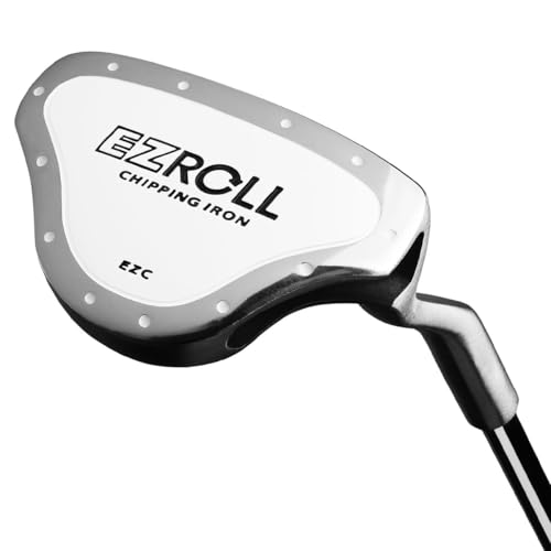 Intech EZ Roll Golf Chipper Club - Right Hand, Silver/White, 35 Inch