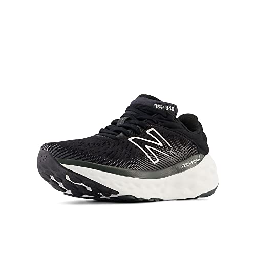 New Balance Women's Fresh Foam 840v1 Running Shoes - Black/Magnet, 12