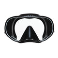 ScubaPro Solo Snorkeling Dive Mask Black - One Size, Frameless, Low Volume