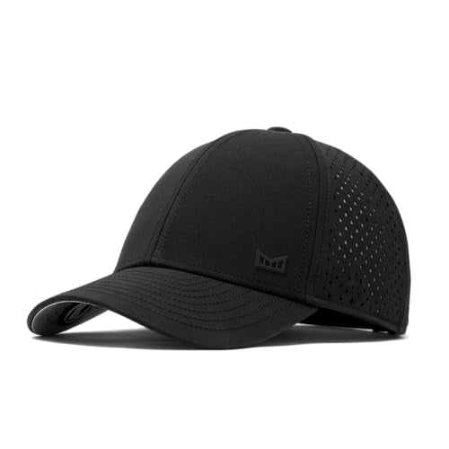 Melin A-Game Hydro Icon Performance Snapback Hat Medium-Large Black Water-Repellent