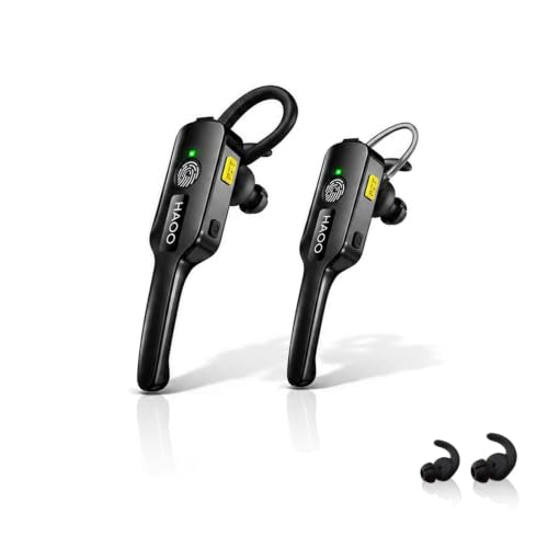 Wireless Mini Walkie Talkies with Noise Cancellation & Touch-to-Talk - 2 Pack