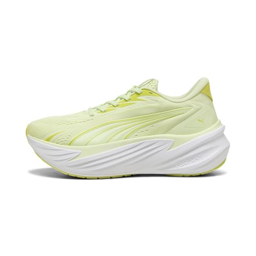PUMA Maxima Pro Lace-Up Sneakers for Women Off White 8.5 Lux Lime-Puma White- Spritz