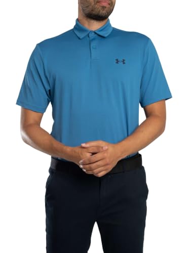 Under Armour Men's Matchplay Polo - X-Large Aegean Blue, Breathable & Quick-Dry