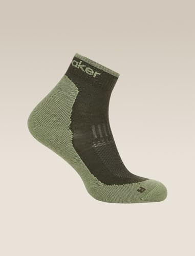 Icebreaker Merino Men’s Hike+ Light Mini Socks - Large/Dark Loden/Lichen