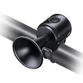 Black Electric Bike Horn 120dB Loud Bicycle Bell with Batteries - Easy Install