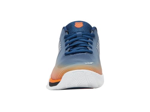 K-Swiss Men's Hypercourt Express 2 Tennis Shoes - Blue Opal/Black/White, Size 8