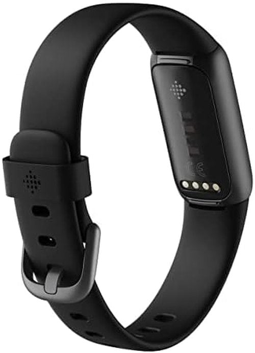 Fitbit Luxe | Fitness & Wellness Tracker with Stress Management & Sleep Tracking - Black/Graphite, One Size (S & L Bands Included)