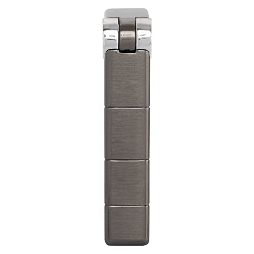 Xikar EX Single Jet Flame Lighter Gunmetal Windproof Cigar Torch - Easy Fuel Adjustment