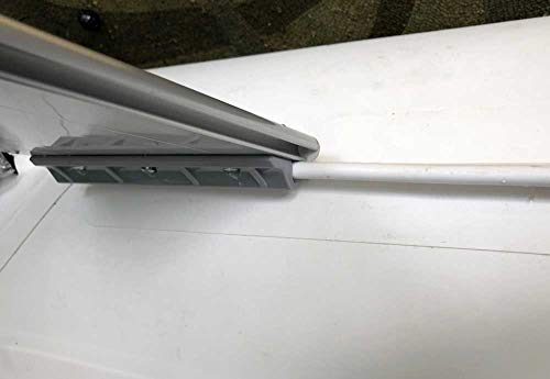 95cm Aluminum Boat Seat for Inflatable Sport Boats - Adjustable Slide-On Bench