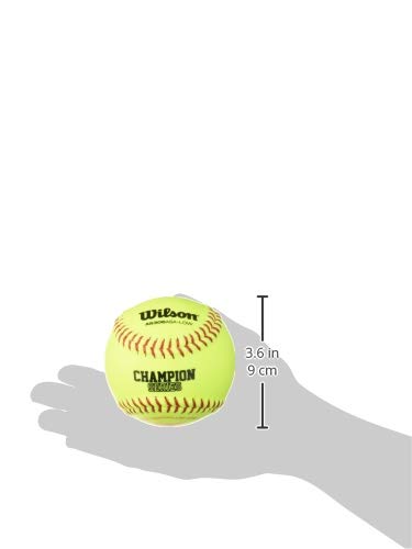 Wilson A9306 11" ASA Softball - Synthetic Cover, Controlled Cork, 1 Dozen