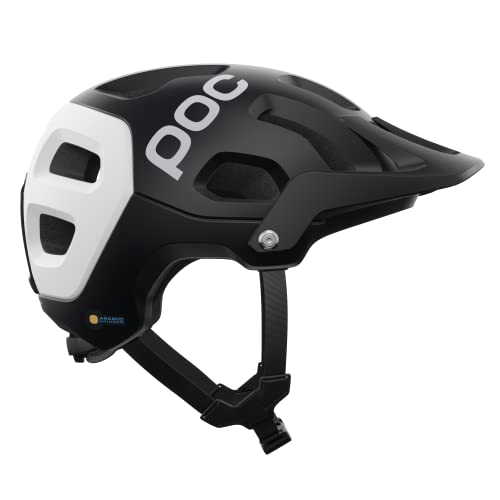 Mountain Bike Helmet with MIPS - Tectal Race, Adjustable Visor, 55-58cm - Black/White