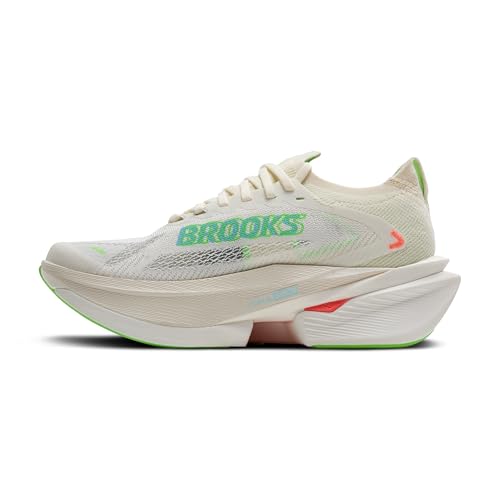 Brooks Men's Hyperion Max 3 Neutral Running Shoe - Coconut Green Pink Clay 10