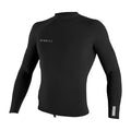 O'NEILL Men's Reactor-2 1.5mm Long Sleeve Wetsuit Top - Black / Medium