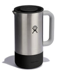 Insulated French Press Coffee Maker - 32 OZ Black Stainless Steel for Camping & Outdoors