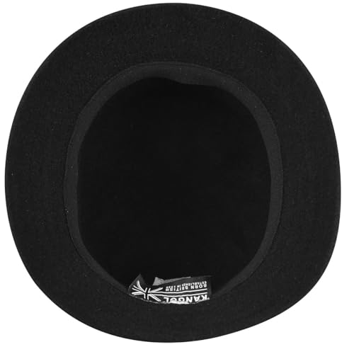 Kangol Wool Lahinch Bucket Hat Large Black - Classic Knitted Wool Cap
