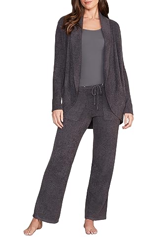 Barefoot Dreams CozyChic Lite Circle Cardi Large Carbon Sweater