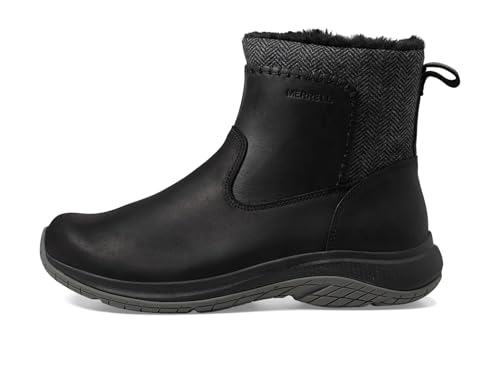 Merrell Women's Encore Ice 5 Mid Zip Winter Snow Boots - Black, Size 7