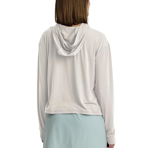 Free Fly Women's Elevate Lightweight Hoodie - Small Heather Birch
