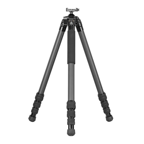 FANAUE Carbon Fiber Tripod for Hunting & Shooting with Quick-Release Arca-Swiss Mount