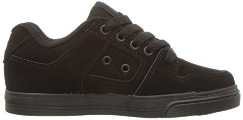 DC Boy's Pure Shoe, Black/Pirate Black, 2.5 M US Little Kid