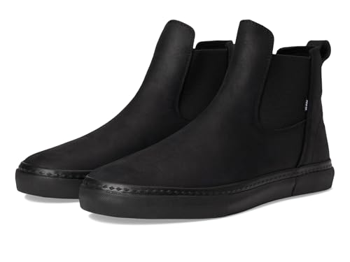 Globe Dover II Black Crazyhorse Skateboard Shoe - Men's High Top Slip-On