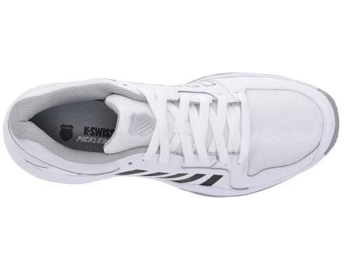 K-Swiss Men's Court Express Pickleball Shoe - White & Black, Size 10.5