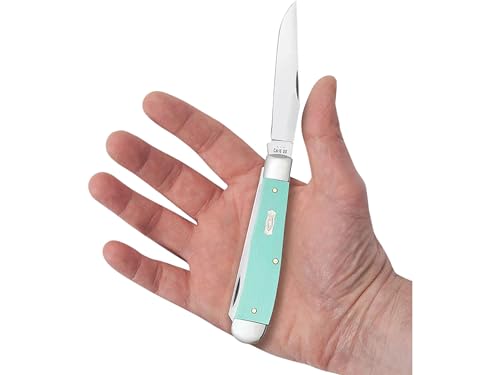 Pocket Knife Case CA18100 Trapper Seafoam Green Stainless Steel Handle