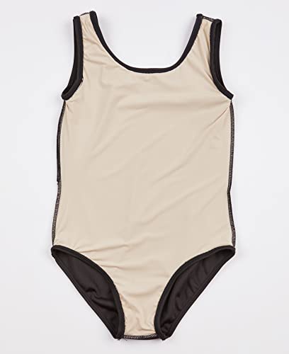 Girls Dance Leotard Bodysuit for Ballet Gymnastics Toddler & Kids Black - 6-7 Years
