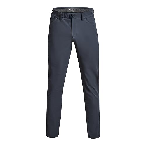 Under Armour Golf Drive Five-Pocket Pants 32W x 30L Downpour Gray & White