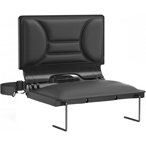 Ergonomic Stadium Seat with Auto-Adjusting Backrest for Bleacher Comfort