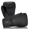 Kids Boxing Gloves - Black, 6oz for Youth Kickboxing & Training